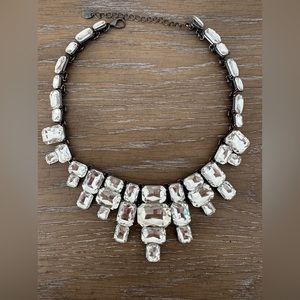Zara jewel statement necklace
